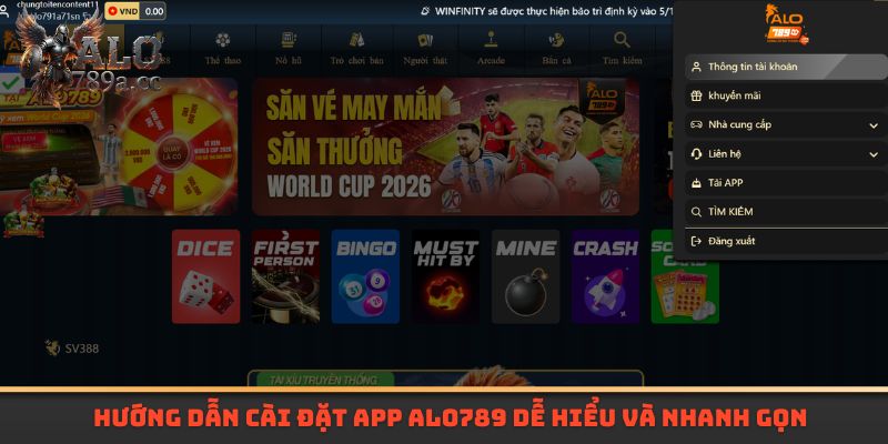 Hướng dẫn cài đặt app Alo789 dễ hiểu và nhanh gọn 